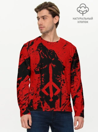 Мужской лонгслив базовый / BLOODBORNE