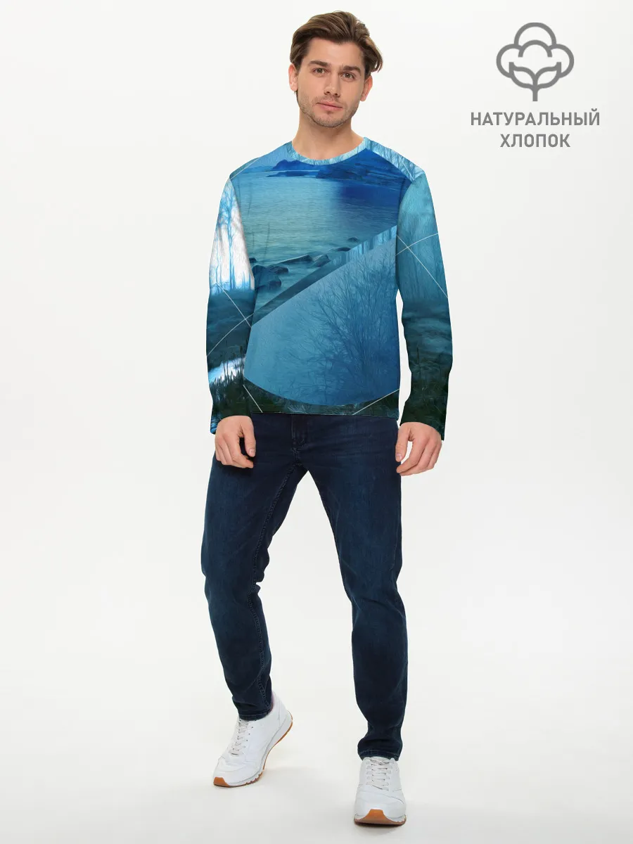 Мужской лонгслив базовый / ОЗЕРО