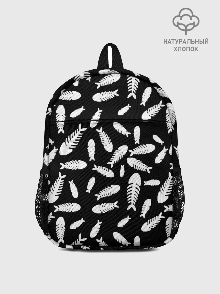 Рюкзак детский / Скелеты рыб