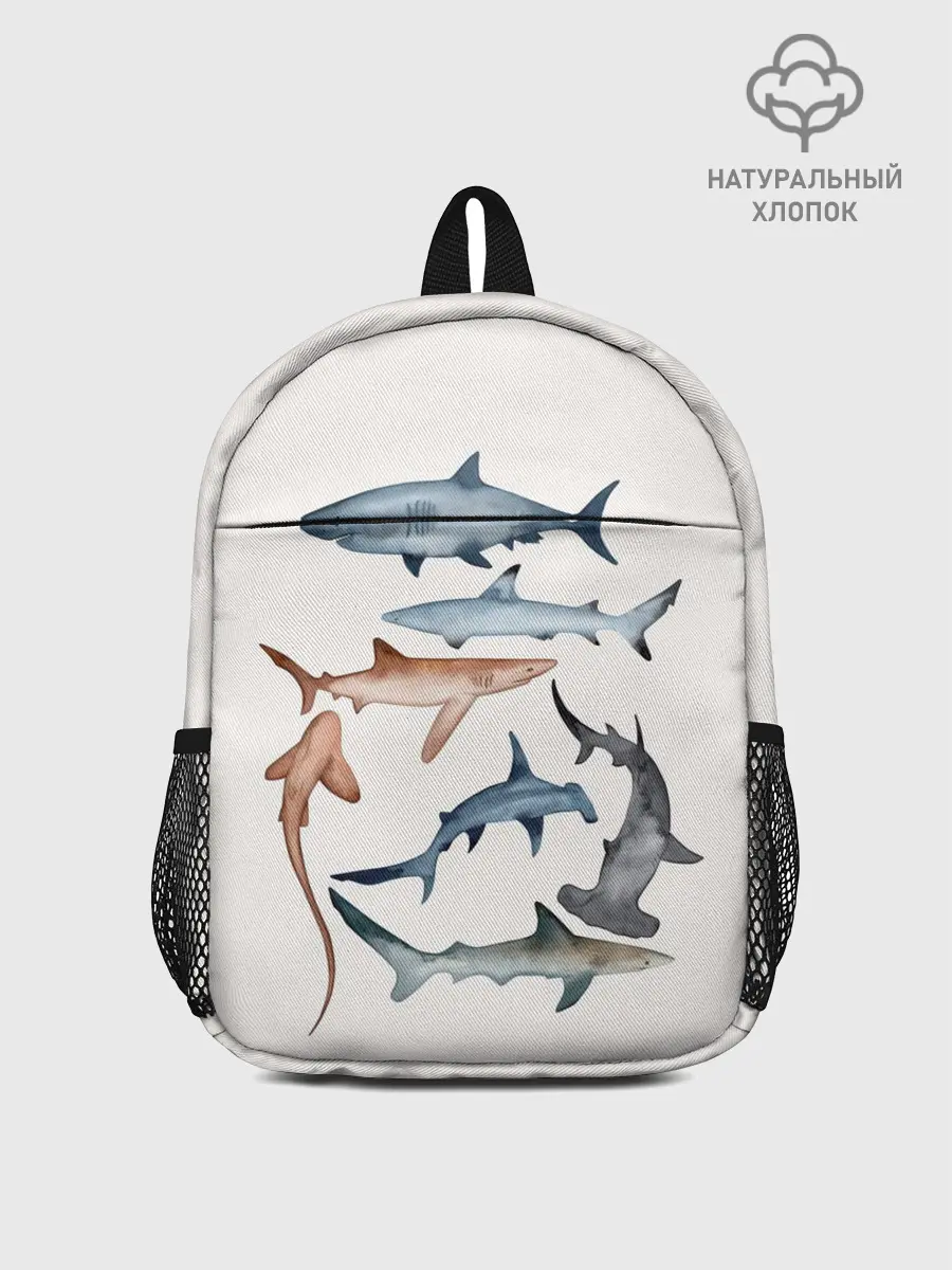 Рюкзак детский / акулы
