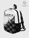 Рюкзак детский / Чёрный клевер черно-белый разрыв