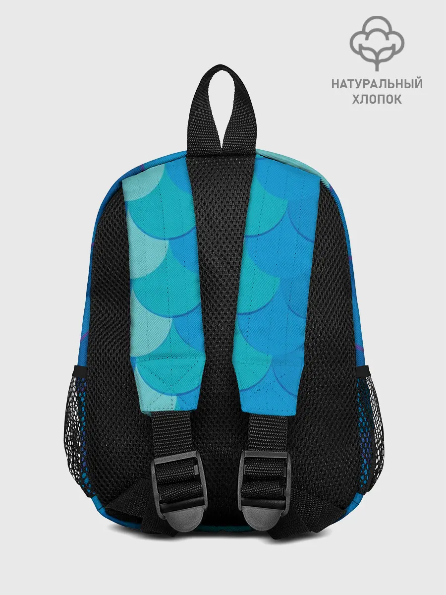 Рюкзак детский / Синяя чешуя рыбы