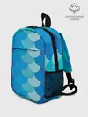 Рюкзак детский / Синяя чешуя рыбы