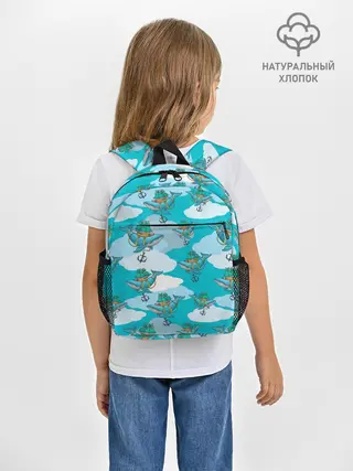 Рюкзак детский / Киты и корабль