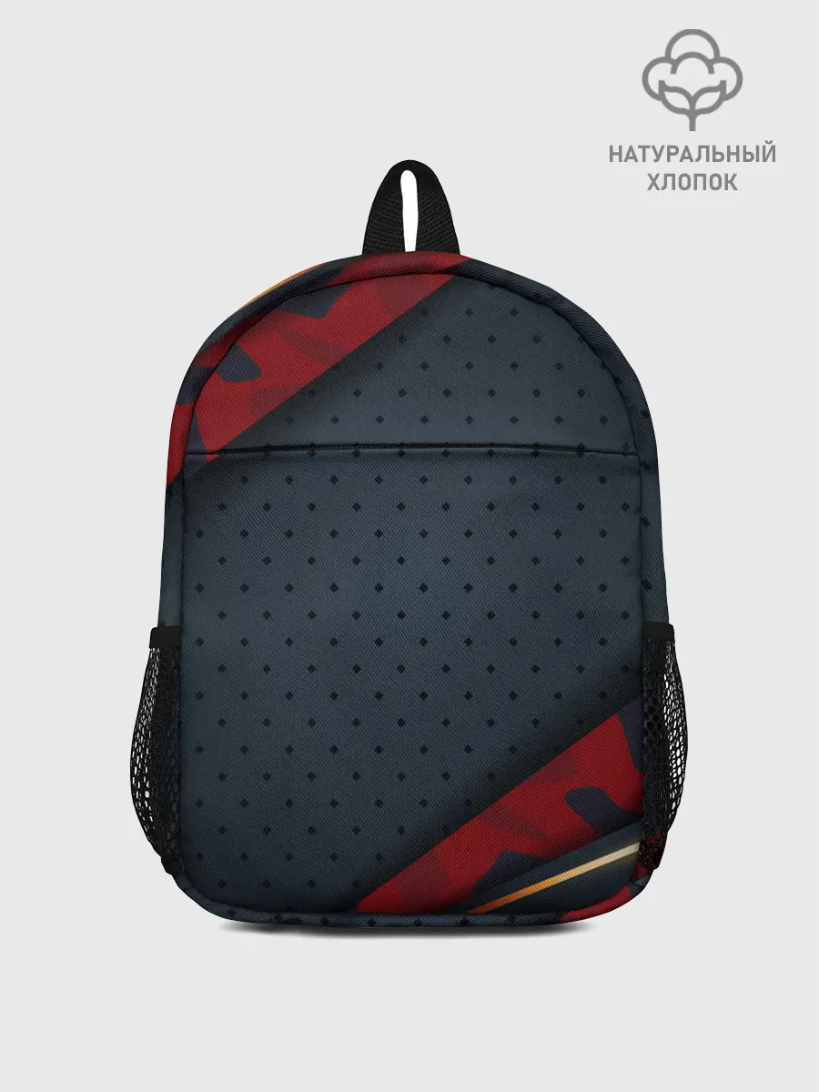 Рюкзак детский / 3D Dark red & black