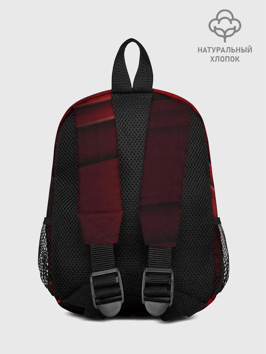 Рюкзак детский / 3D red Абстрактные линии