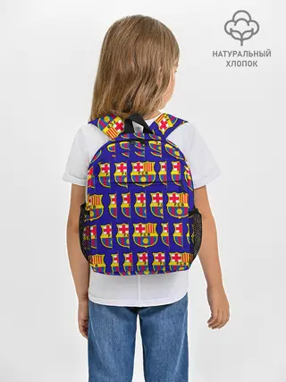 Рюкзак детский / ФК БАРСЕЛОНА / PATTERN / УЗОР