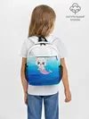Рюкзак детский / Котик русалочка | Русалка с сердечком