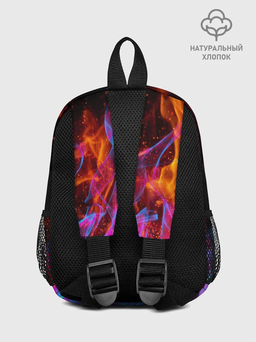 Рюкзак детский / ТРИ ОГНЯ / FIRE / СИНИЙ ОГОНЬ