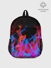 Рюкзак детский / ТРИ ОГНЯ / FIRE / СИНИЙ ОГОНЬ