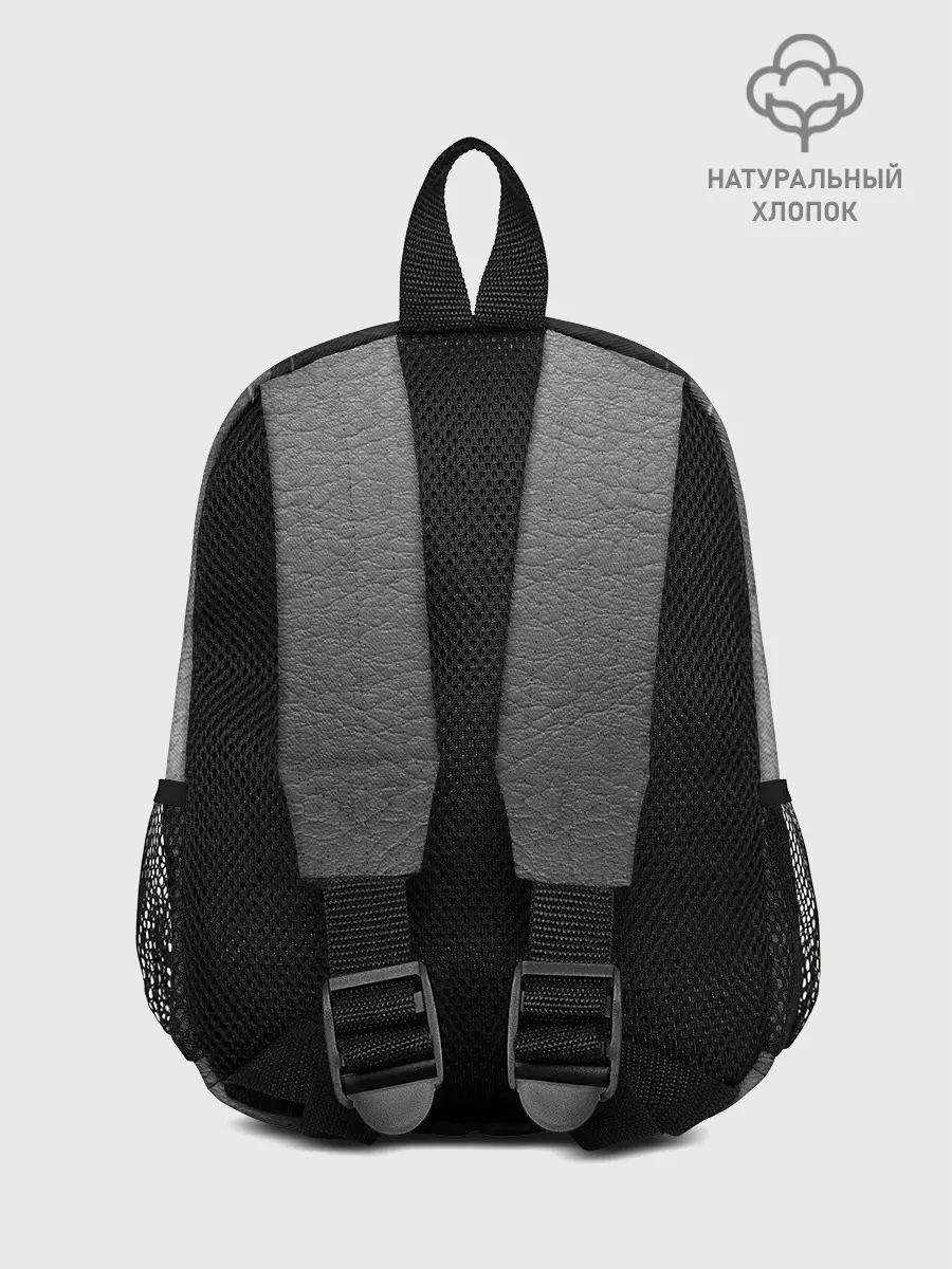 Рюкзак детский / Черно-Серая Кожа