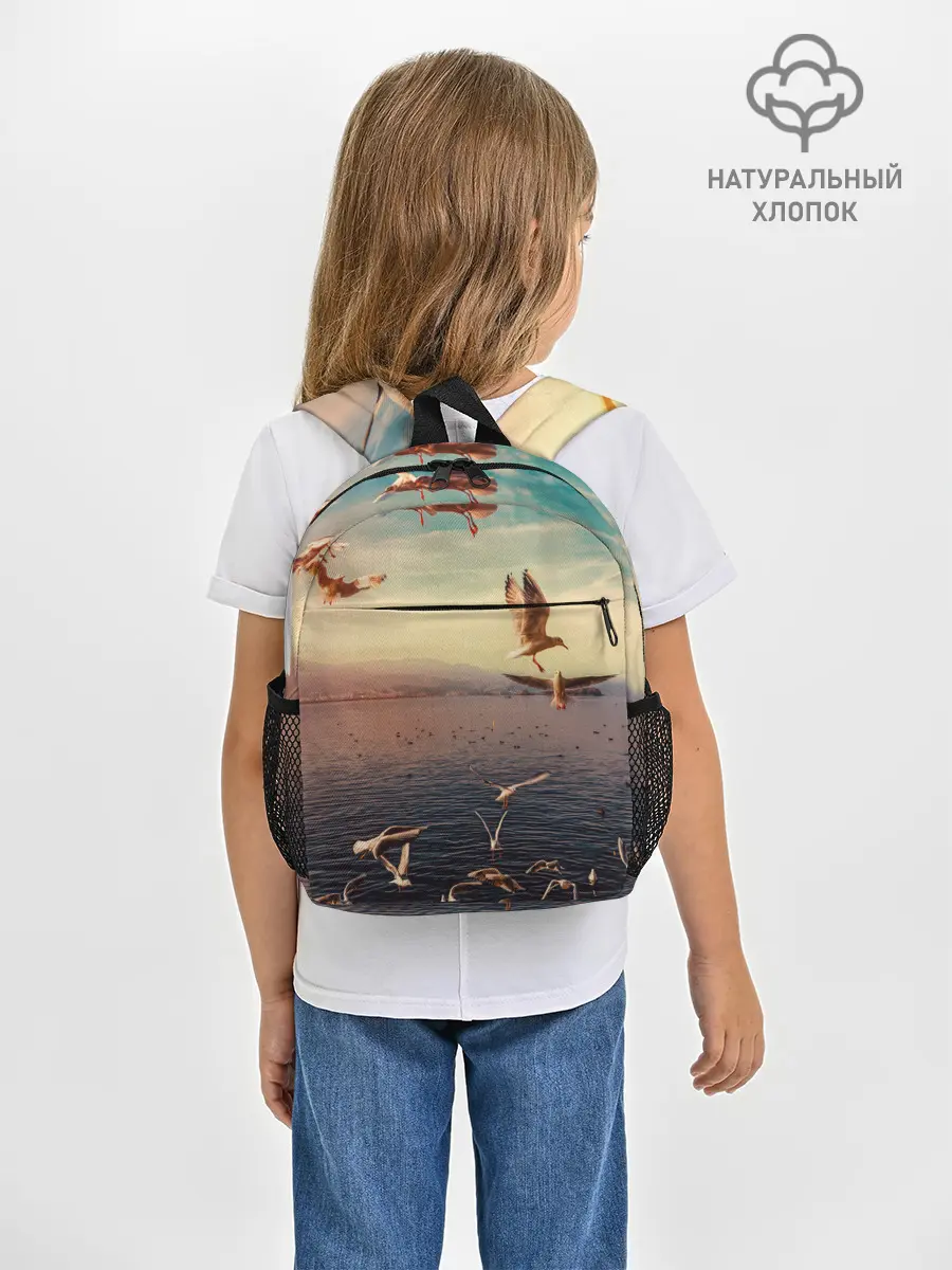 Рюкзак детский / Чайки на воде