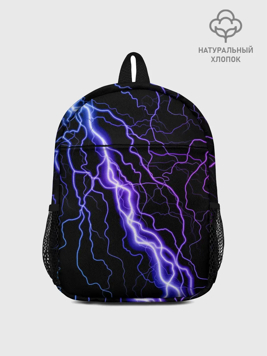 Рюкзак детский / НЕОНОВАЯ МОЛНИЯ / ГРОЗА
