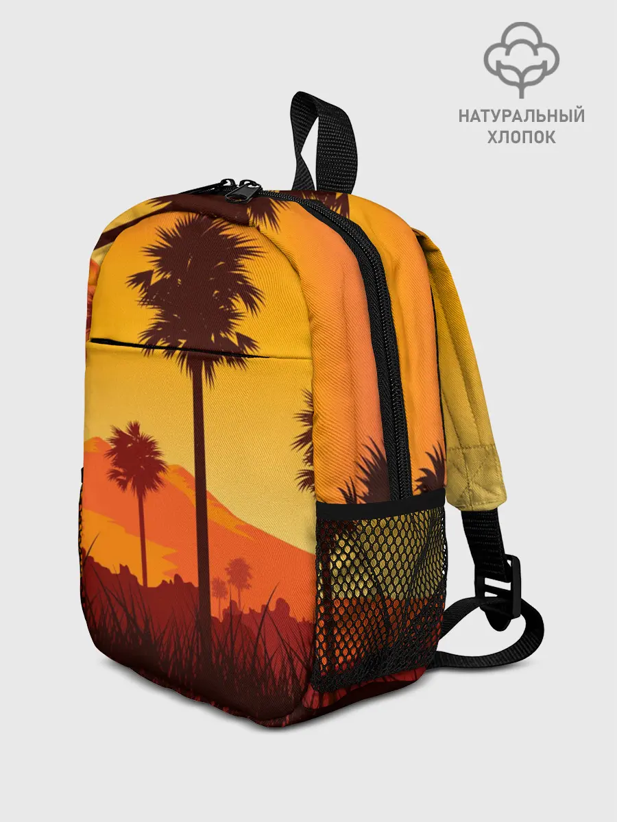Рюкзак детский / Лето, Пальмы, вечер