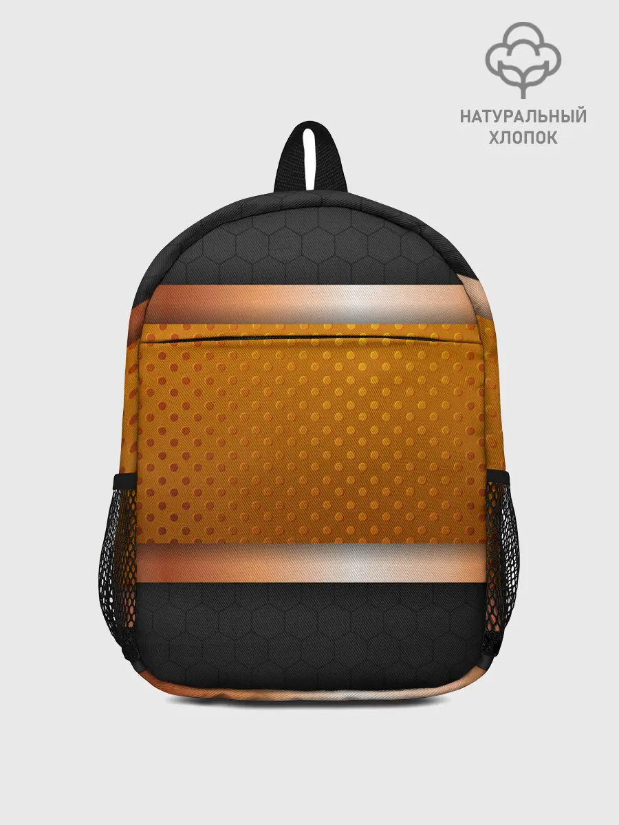 Рюкзак детский / 3d gold / black