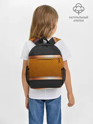 Рюкзак детский / 3d gold / black