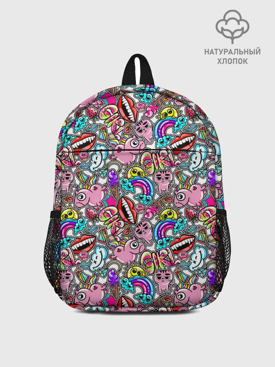 Рюкзак детский / сумасшедший стикербомб