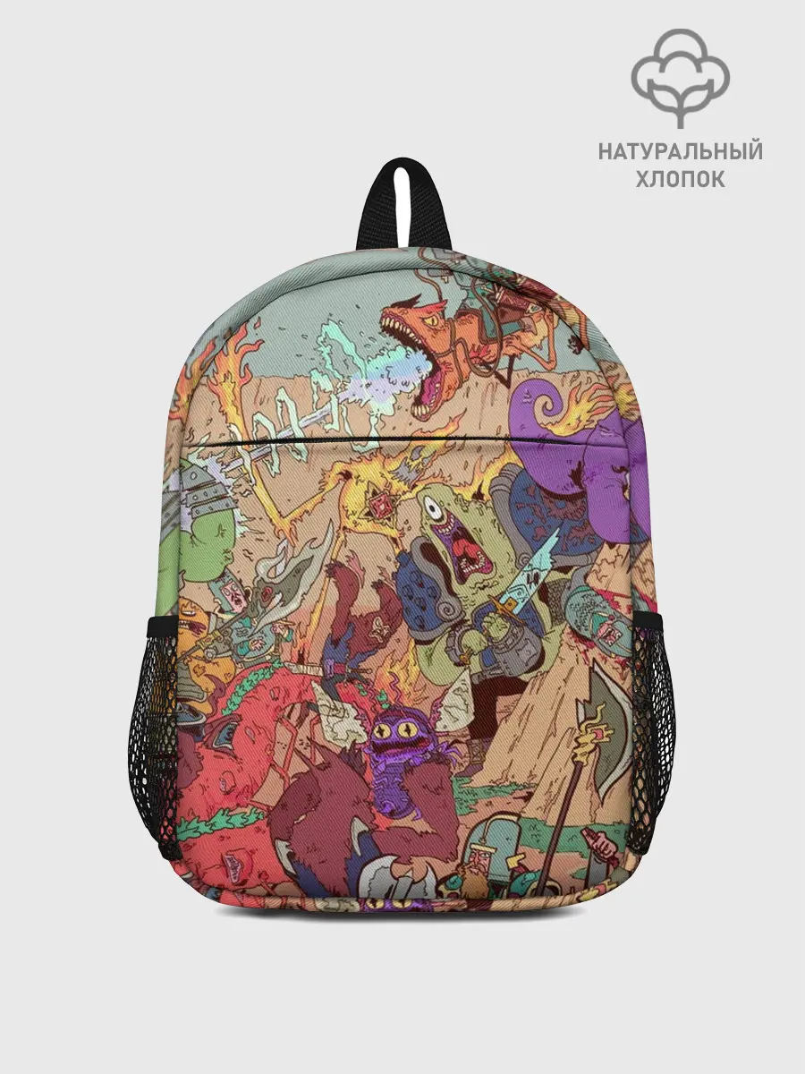 Рюкзак детский / MONSTER WAR | СЮРРЕАЛИЗМ