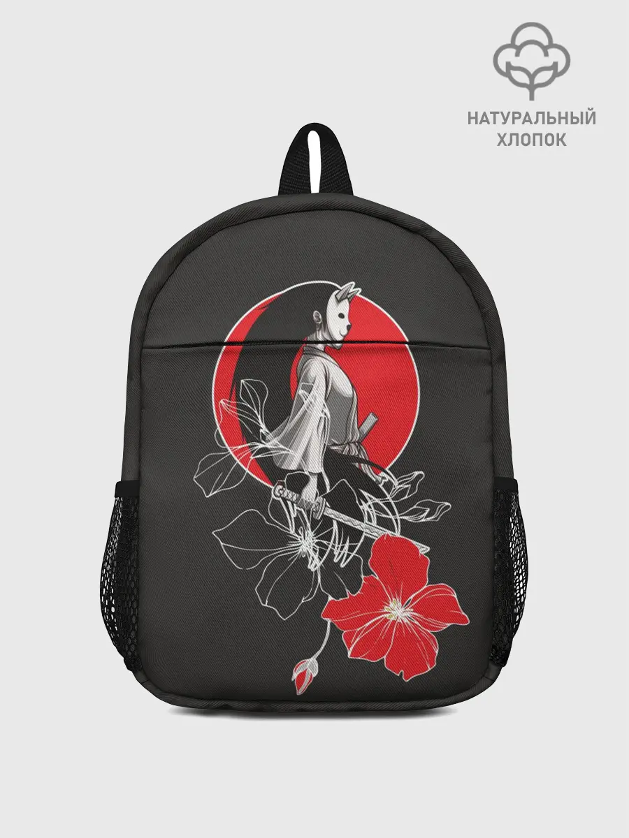 Рюкзак детский / Девушка-кошка-самурай