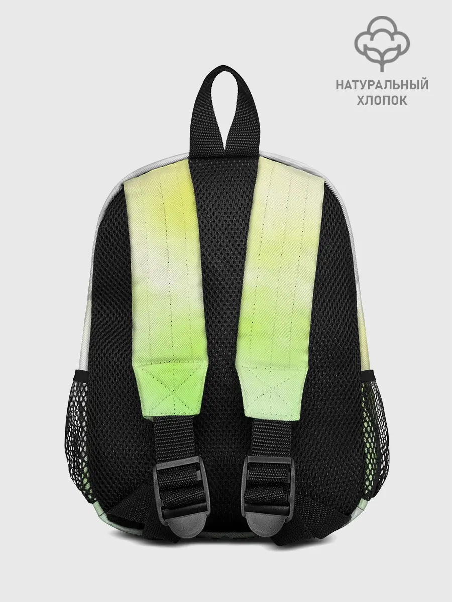 Рюкзак детский / Чёрный клевер Юно кислотный