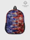 Рюкзак детский / Сине-Красные Разводы