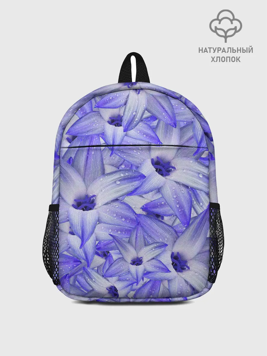 Рюкзак детский / Синие Цветы