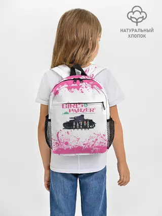 Рюкзак детский / Девушки и танки | Pink