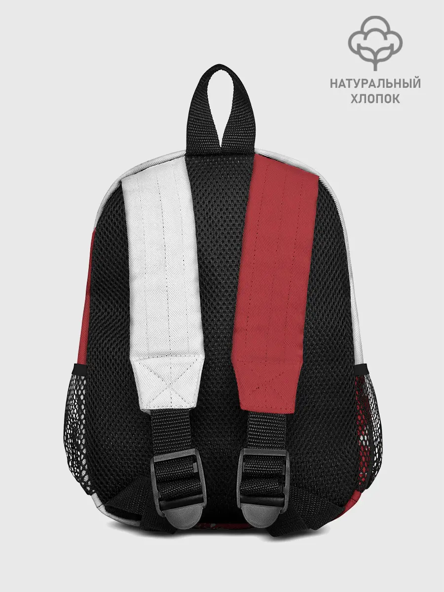Рюкзак детский / Аста Чёрный клевер красный дым