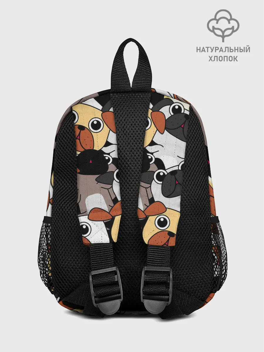 Рюкзак детский / Собаки мопсы