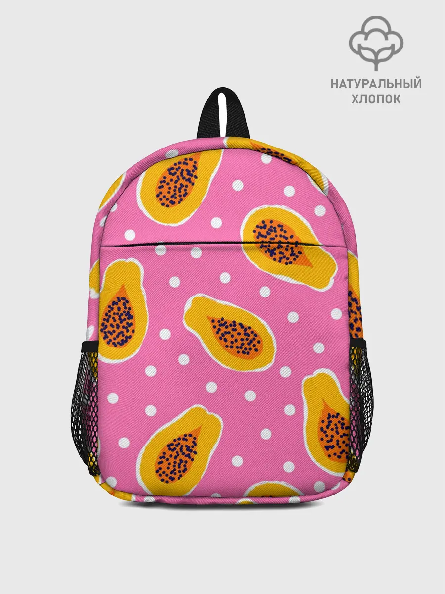 Рюкзак детский / Папайя на розовом