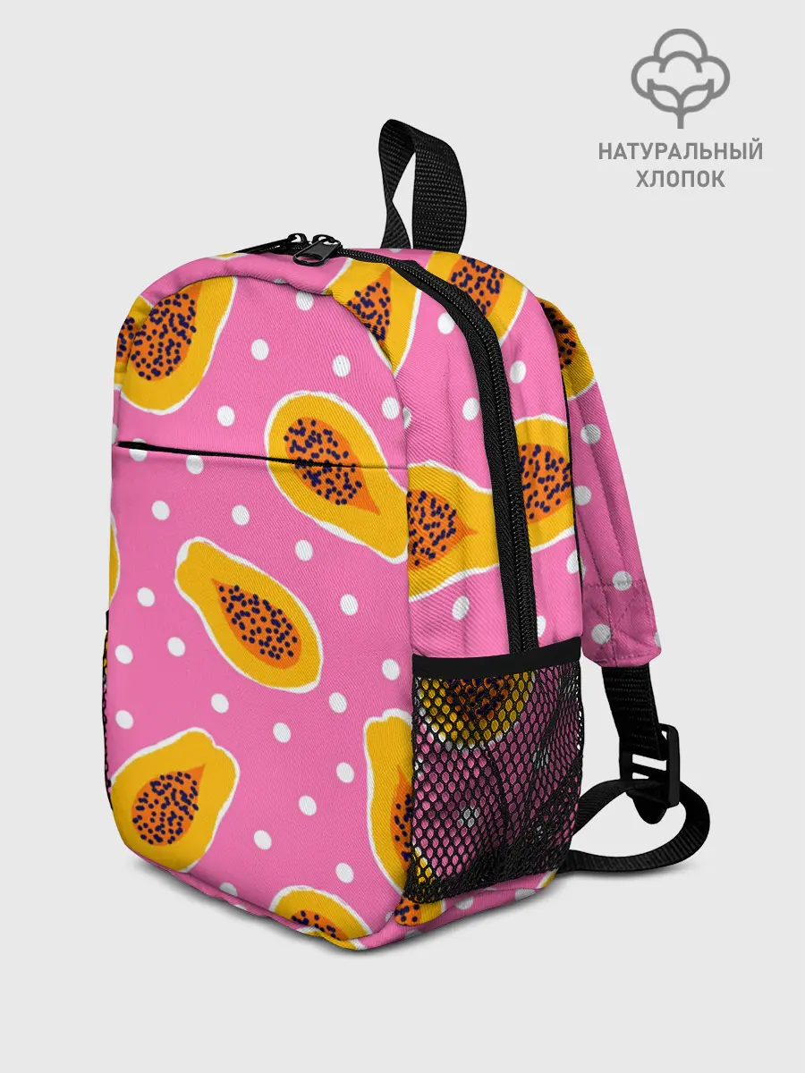 Рюкзак детский / Папайя на розовом
