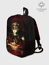 Рюкзак детский / Чёрный Аста красный дым