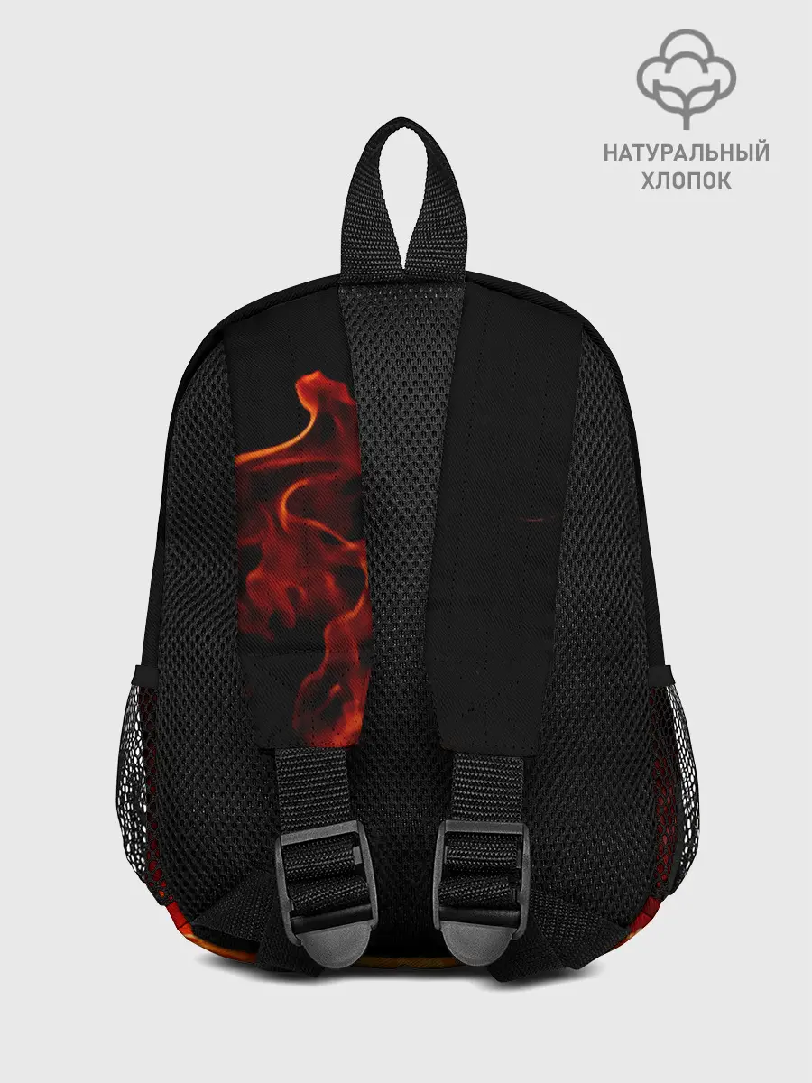 Рюкзак детский / Аста в огне Чёрный клевер