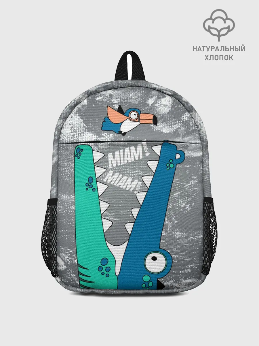 Рюкзак детский / Крокодил и птичка Miam
