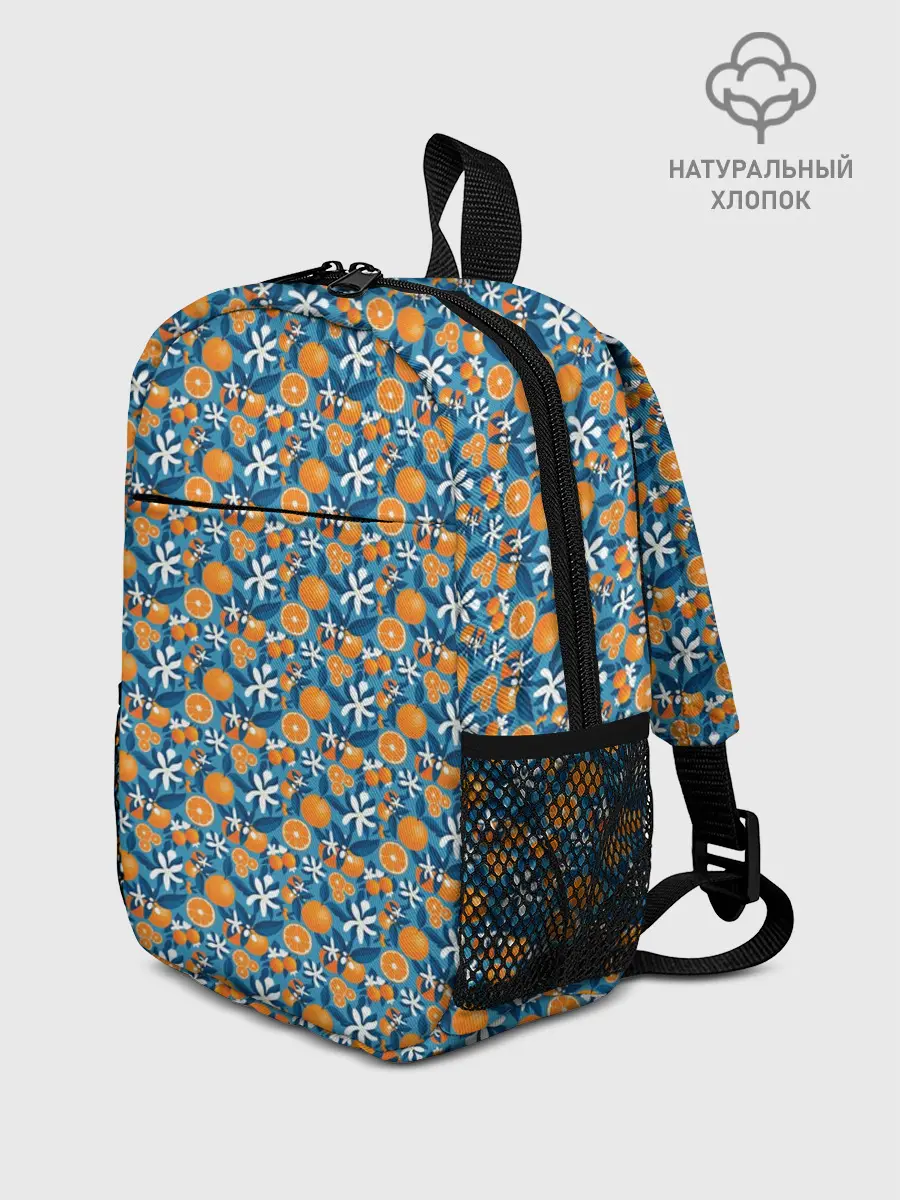 Рюкзак детский / АПЕЛЬСИННЫЙ ПАТТЕРН | ФРУКТЫ