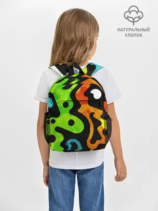 Рюкзак детский / Разноцветные Кляксы Фигуры