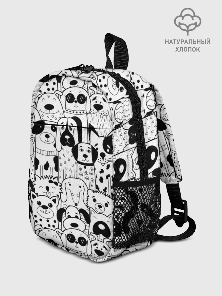 Рюкзак детский / Собаки черно-белое