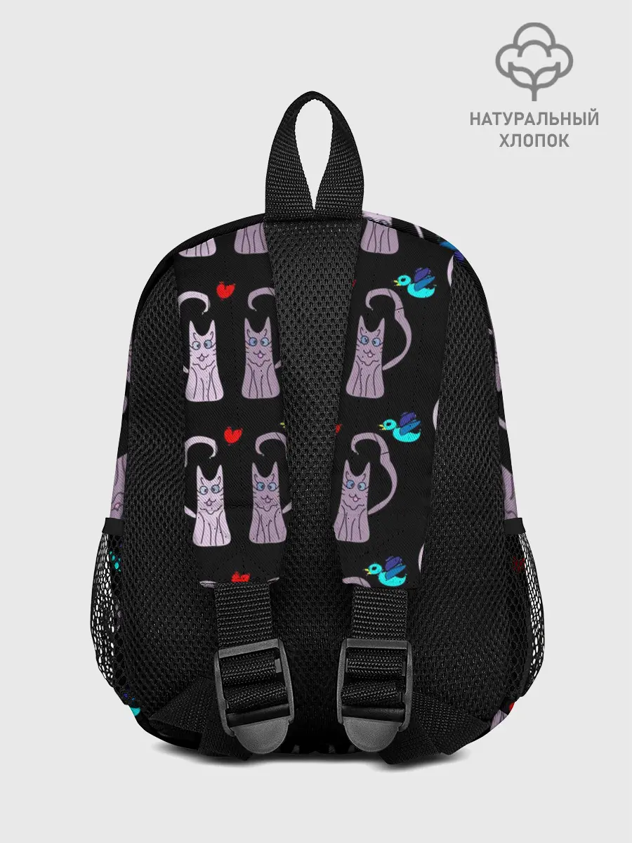Рюкзак детский / Фиолетовые котики