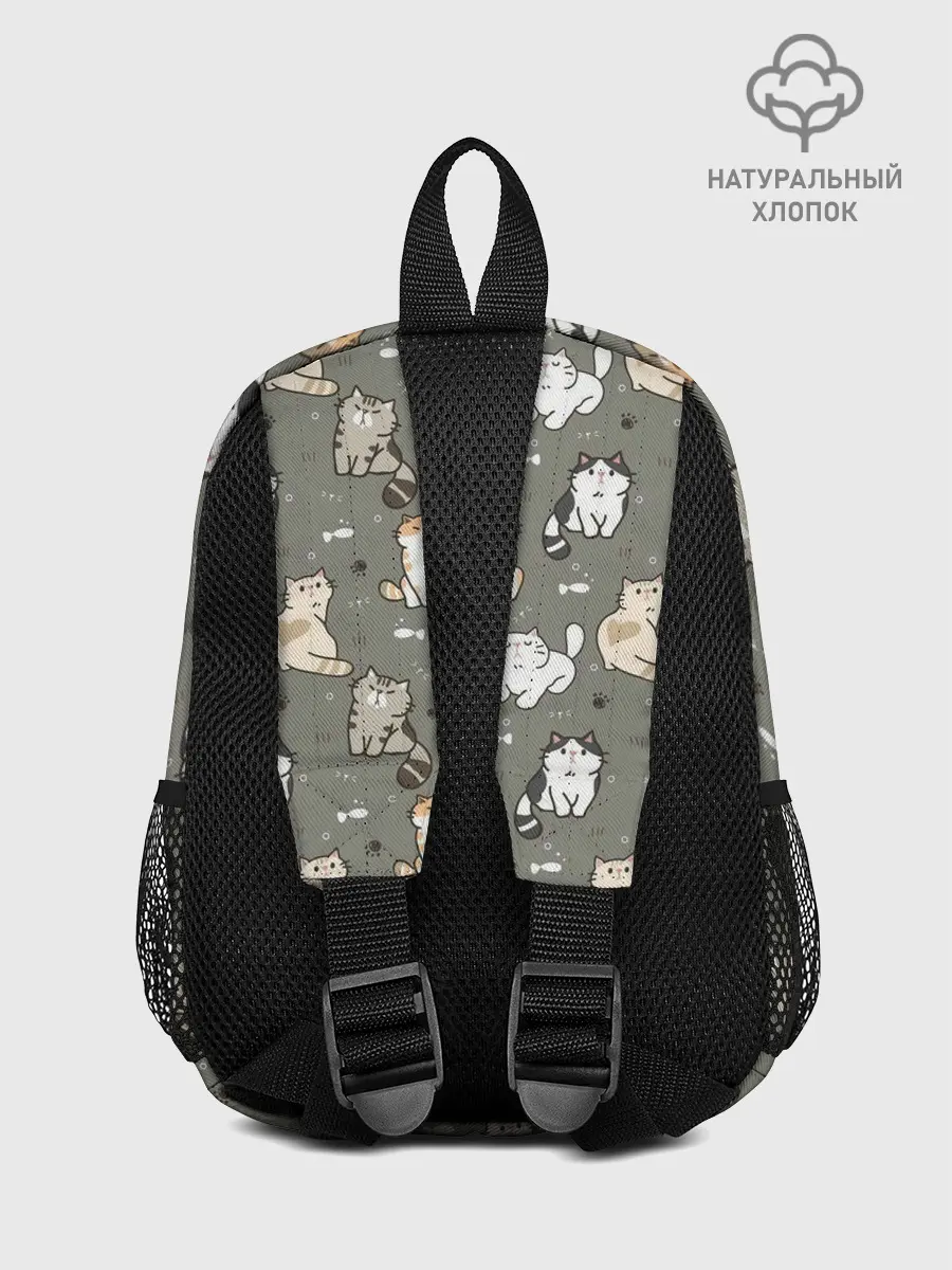 Рюкзак детский / Кошечки с рыбками