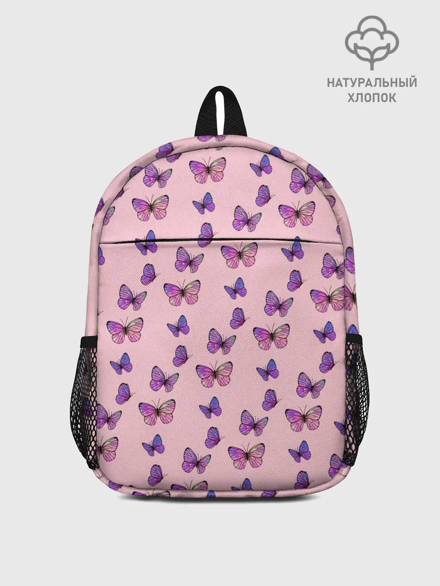 Рюкзак детский / Бабочки фиолетовые | 2