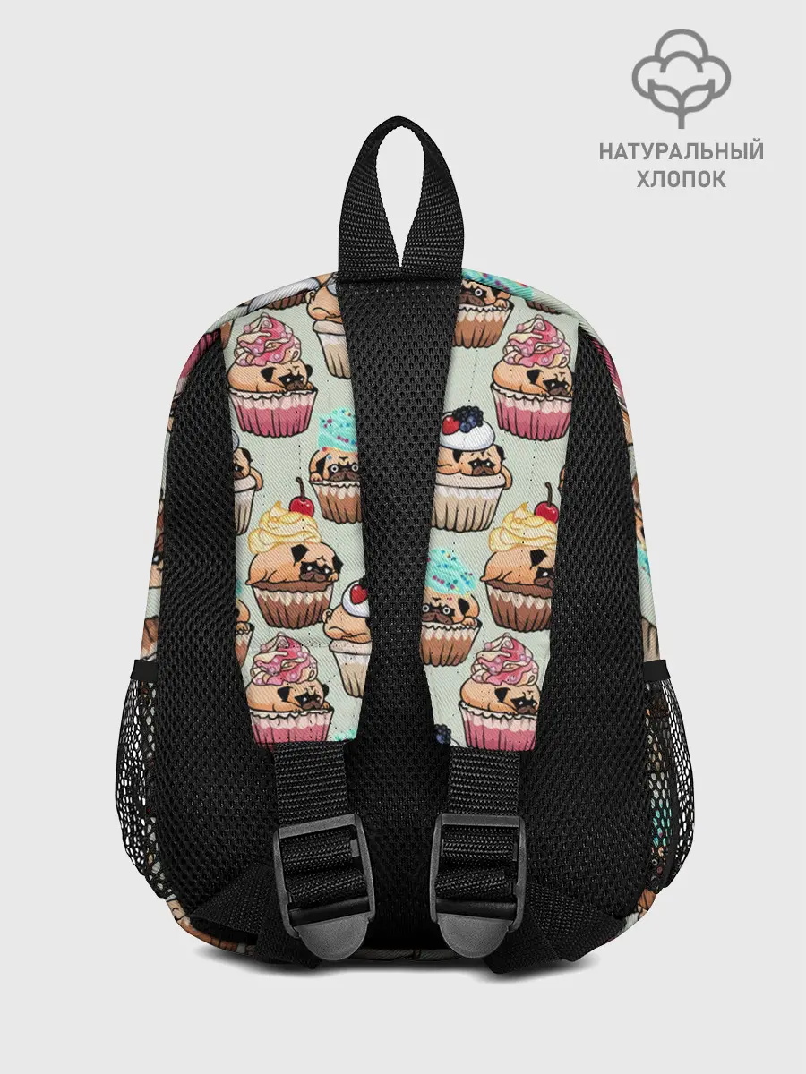 Рюкзак детский / Мопсы - Кексики