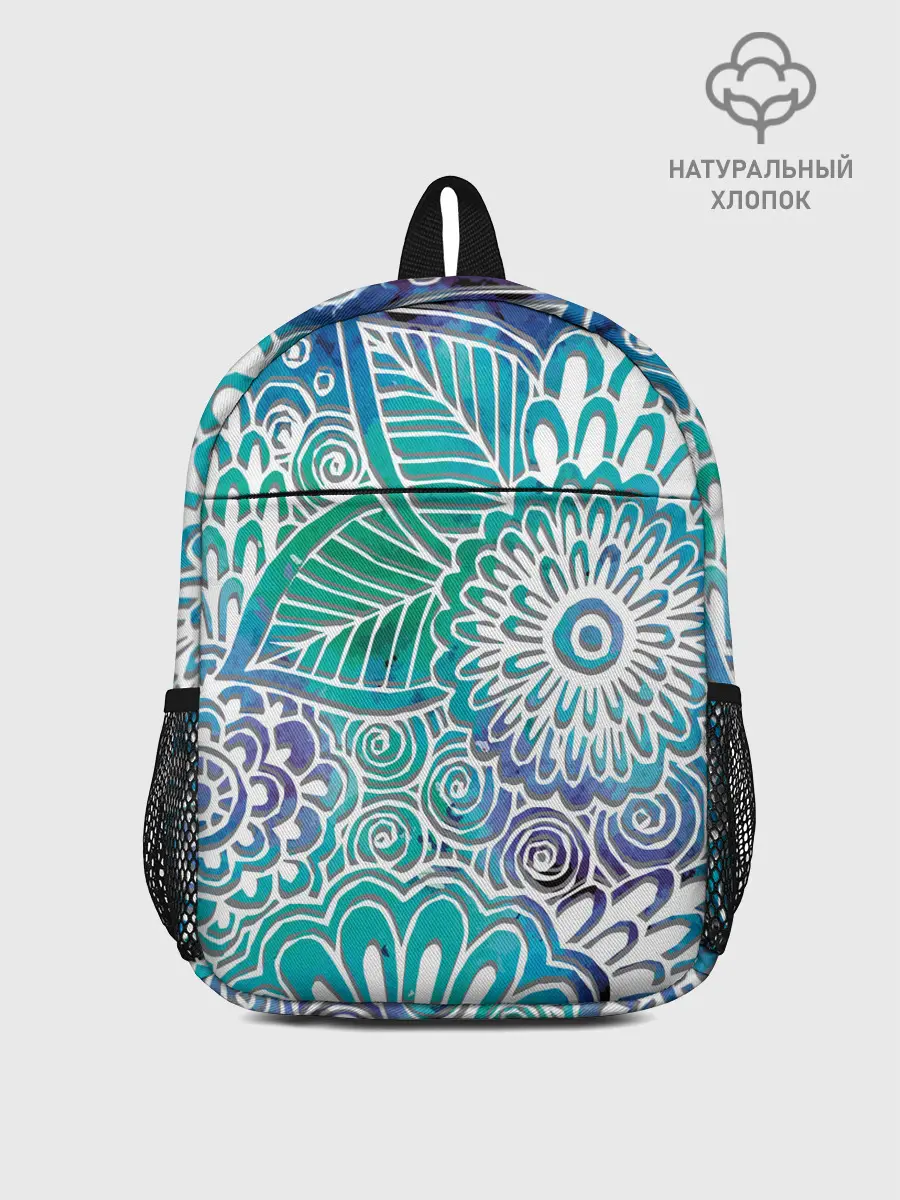 Рюкзак детский / цветочный узор