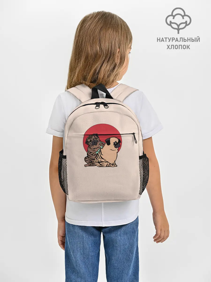 Рюкзак детский / Мопсы | Тату мастер
