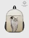 Рюкзак детский / Пушистый котик реалистичный