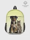 Рюкзак детский / кошка и собака друзья