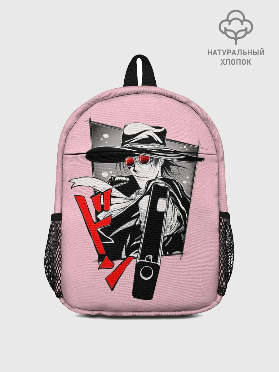 Рюкзак детский / Алукард на розовом фоне