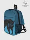 Рюкзак детский / черный дух волка