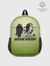 Рюкзак детский / Билли Айлиш на зеленом фоне