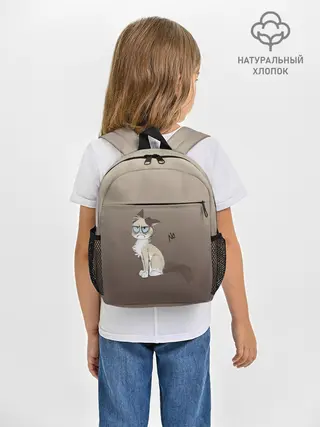 Рюкзак детский / сварливый кот мем нет