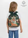 Рюкзак детский / Огненный Тигр в Цветах